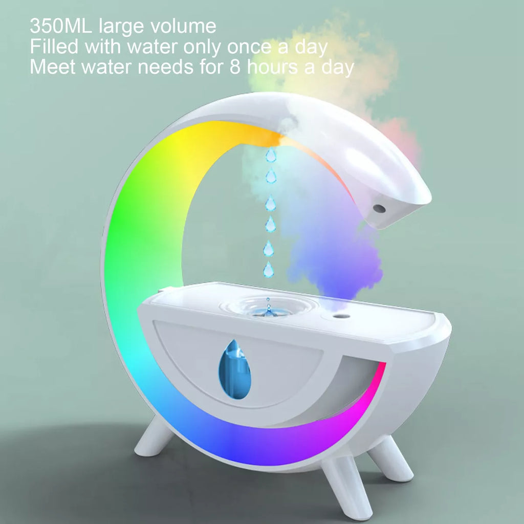 Humidificador Antigravedad Rgb En Forma G